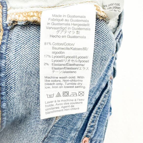 Madewell Classic Straight Denim Jeans Style M4234 Zip Fly Size 28 - Picture 7 of 9